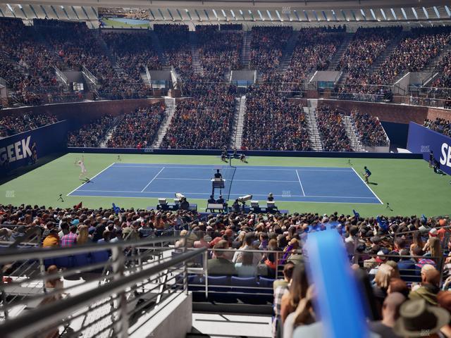 Grandstand at the Billy Jean King Tennis Center - Section 124 Seat View
