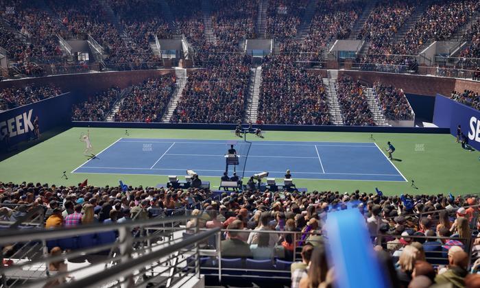 Grandstand at the Billy Jean King Tennis Center - Section 124 Seat View