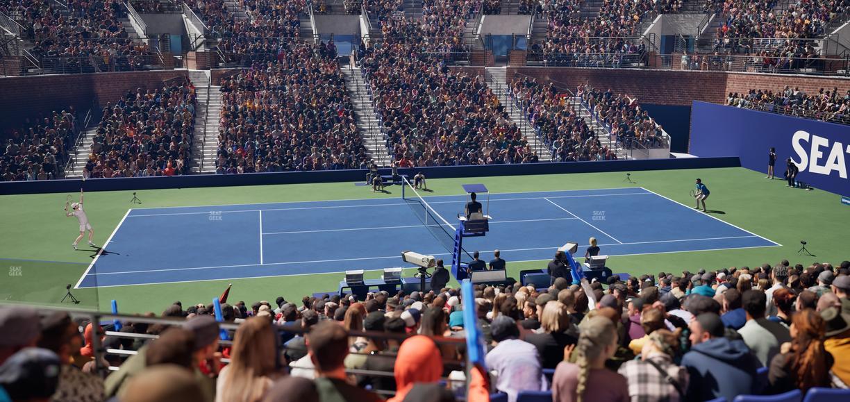 Grandstand at the Billy Jean King Tennis Center - Section 125 Seat View