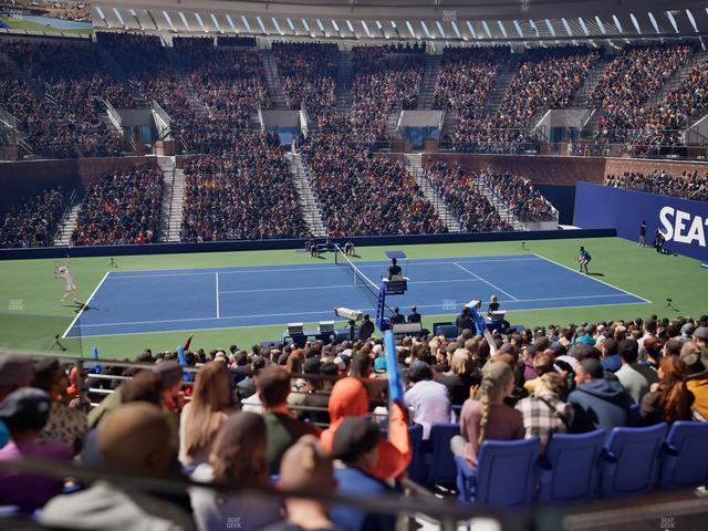 Grandstand at the Billy Jean King Tennis Center - Section 125 Seat View