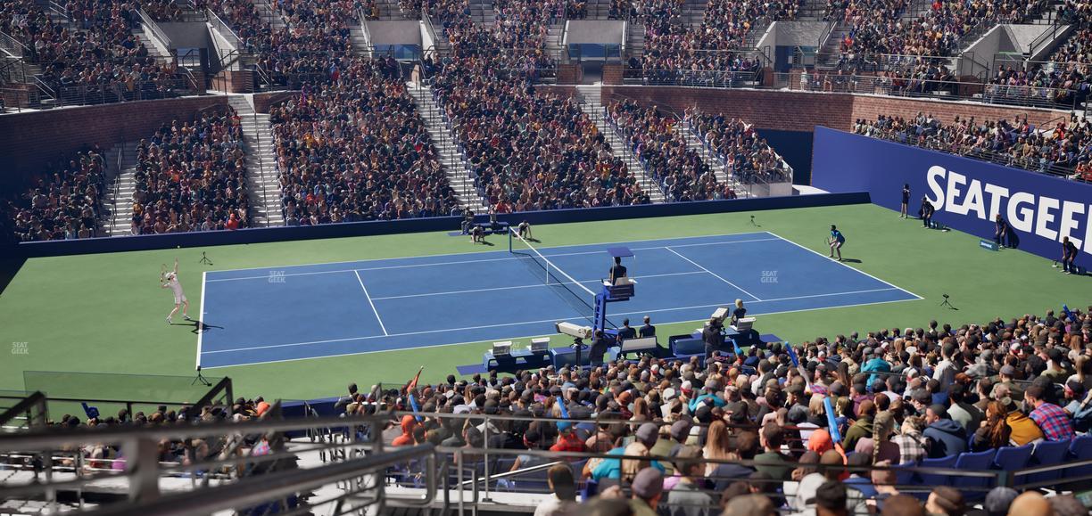 Grandstand at the Billy Jean King Tennis Center - Section 126 Seat View