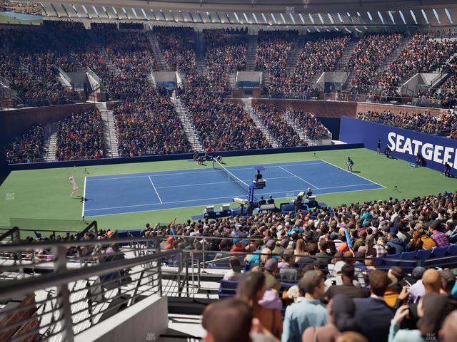 Grandstand at the Billy Jean King Tennis Center - Section 126 Seat View