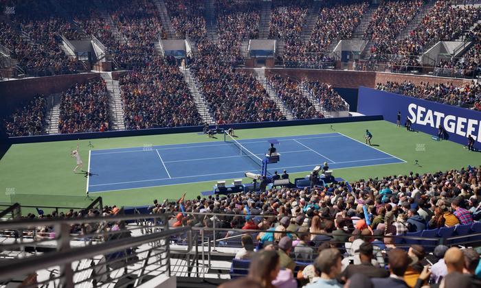 Grandstand at the Billy Jean King Tennis Center - Section 126 Seat View