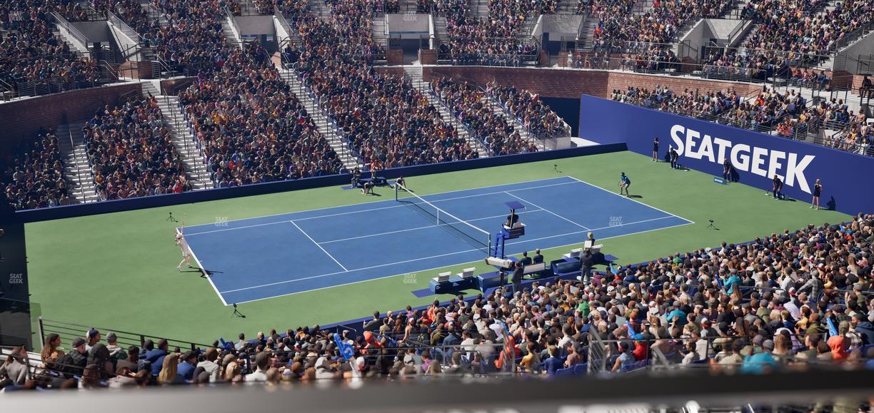 Grandstand at the Billy Jean King Tennis Center - Section 127 A Seat View