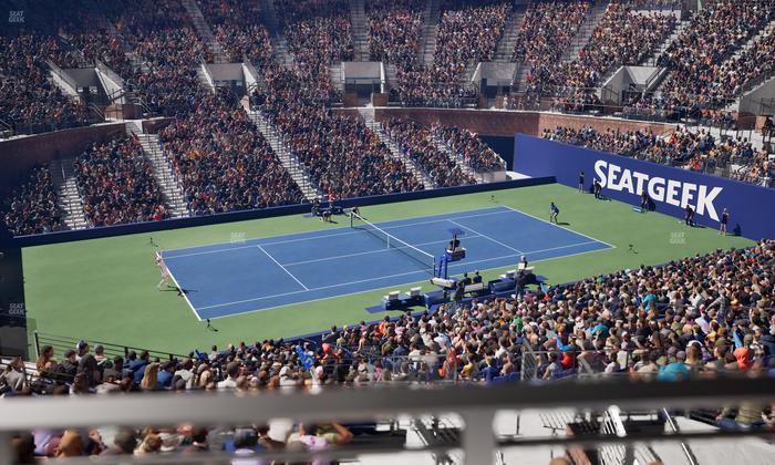 Grandstand at the Billy Jean King Tennis Center - Section 127 A Seat View