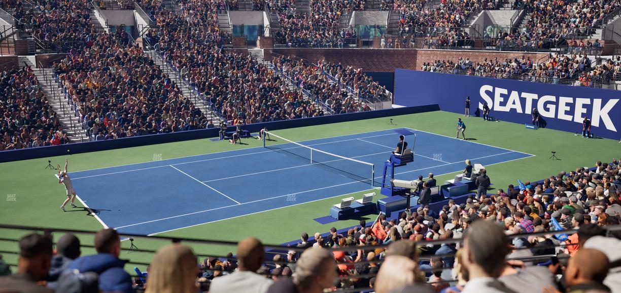 Grandstand at the Billy Jean King Tennis Center - Section 127 Seat View