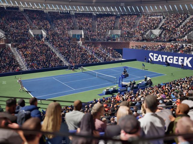 Grandstand at the Billy Jean King Tennis Center - Section 127 Seat View