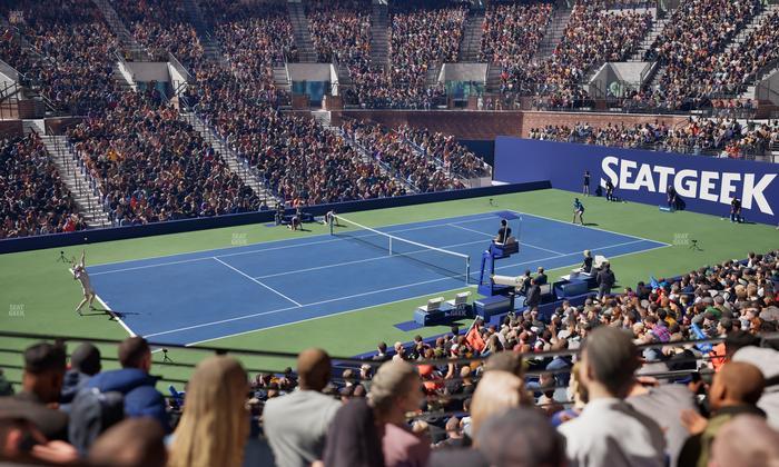 Grandstand at the Billy Jean King Tennis Center - Section 127 Seat View