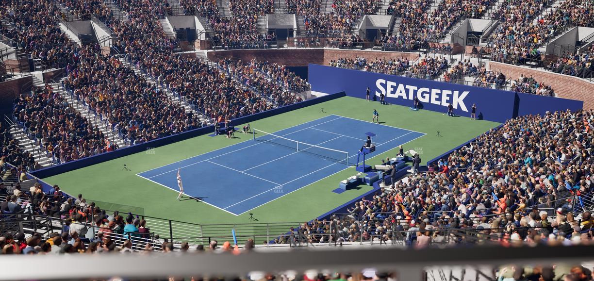 Grandstand at the Billy Jean King Tennis Center - Section 129 A Seat View