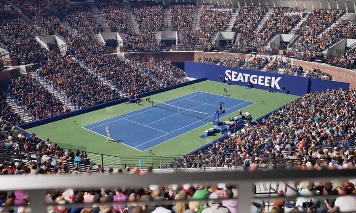 Grandstand at the Billy Jean King Tennis Center - Section 129 A Seat View
