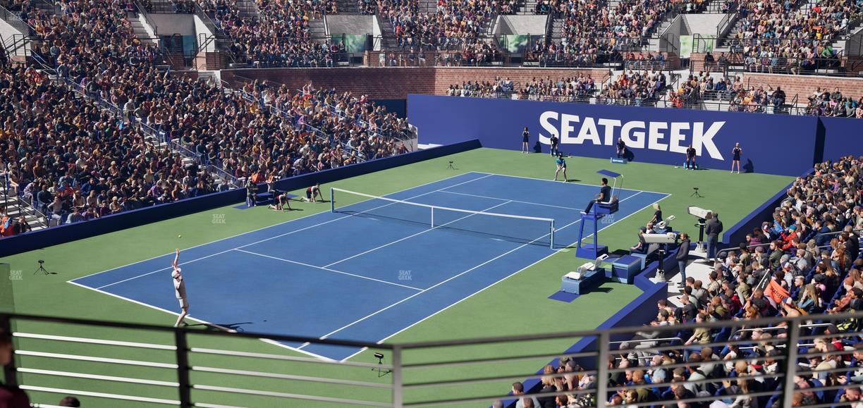 Grandstand at the Billy Jean King Tennis Center - Section 129 Seat View