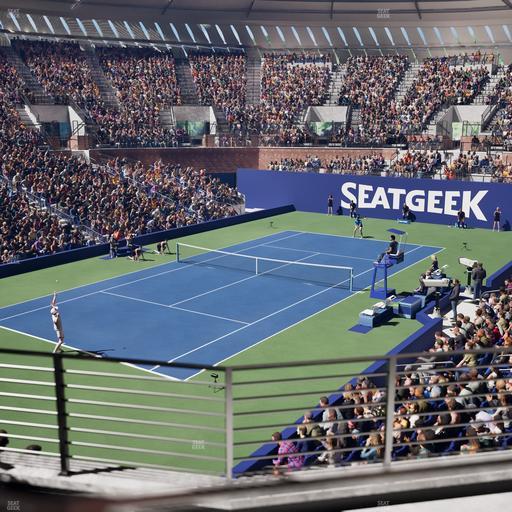 Grandstand at the Billy Jean King Tennis Center - Section 129 Seat View