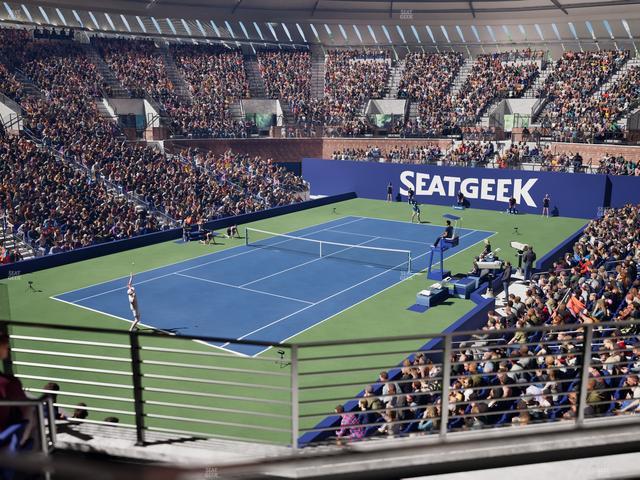 Grandstand at the Billy Jean King Tennis Center - Section 129 Seat View