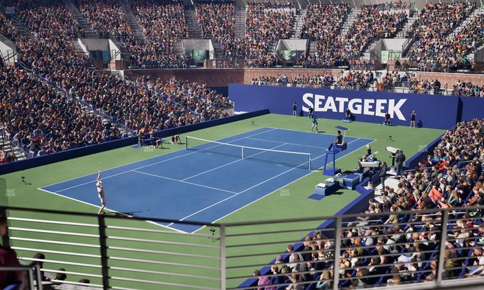 Grandstand at the Billy Jean King Tennis Center - Section 129 Seat View