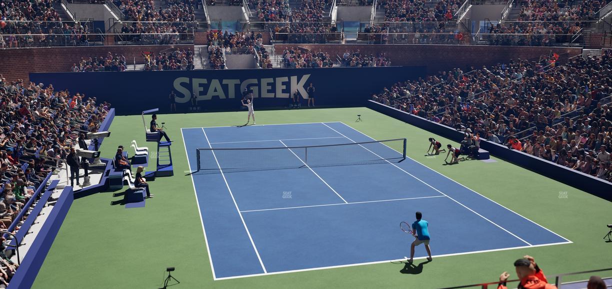 Grandstand at the Billy Jean King Tennis Center - Section 13 A Seat View