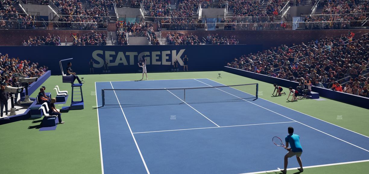 Grandstand at the Billy Jean King Tennis Center - Section 13 Seat View