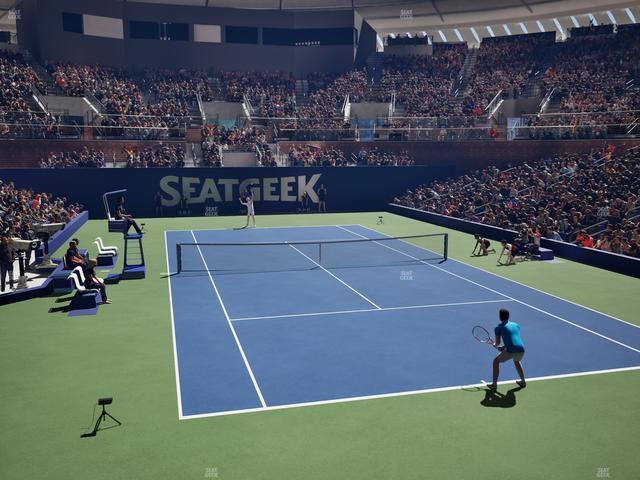 Grandstand at the Billy Jean King Tennis Center - Section 13 Seat View
