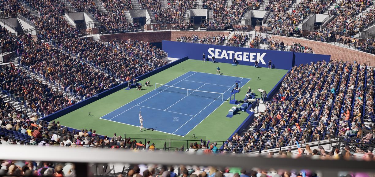 Grandstand at the Billy Jean King Tennis Center - Section 130 A Seat View