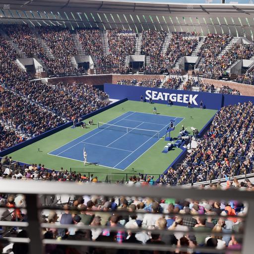 Grandstand at the Billy Jean King Tennis Center - Section 130 A Seat View