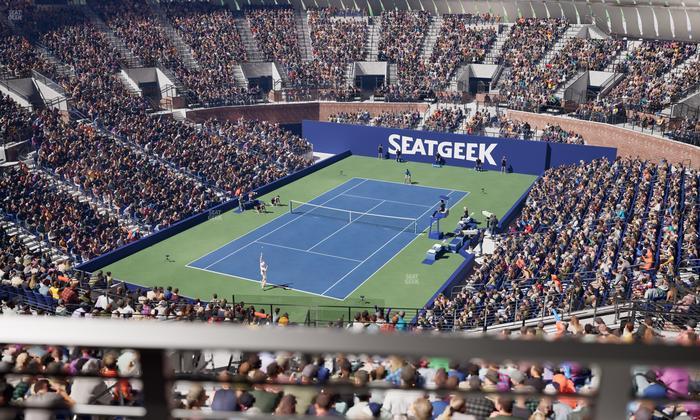 Grandstand at the Billy Jean King Tennis Center - Section 130 A Seat View
