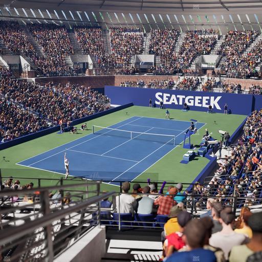 Grandstand at the Billy Jean King Tennis Center - Section 130 Seat View