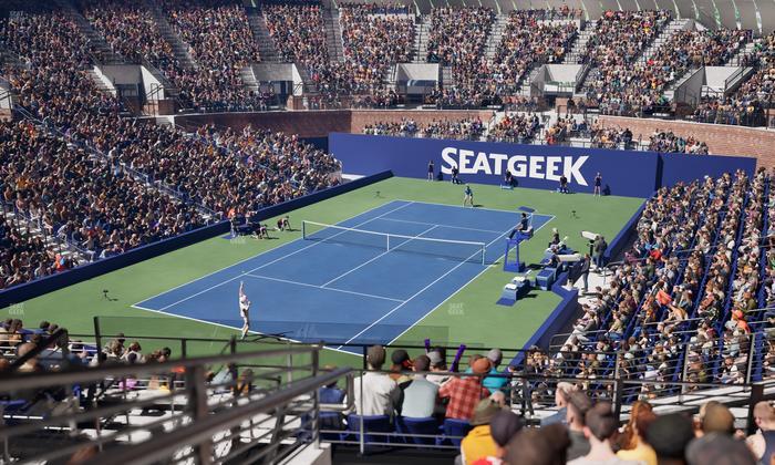 Grandstand at the Billy Jean King Tennis Center - Section 130 Seat View