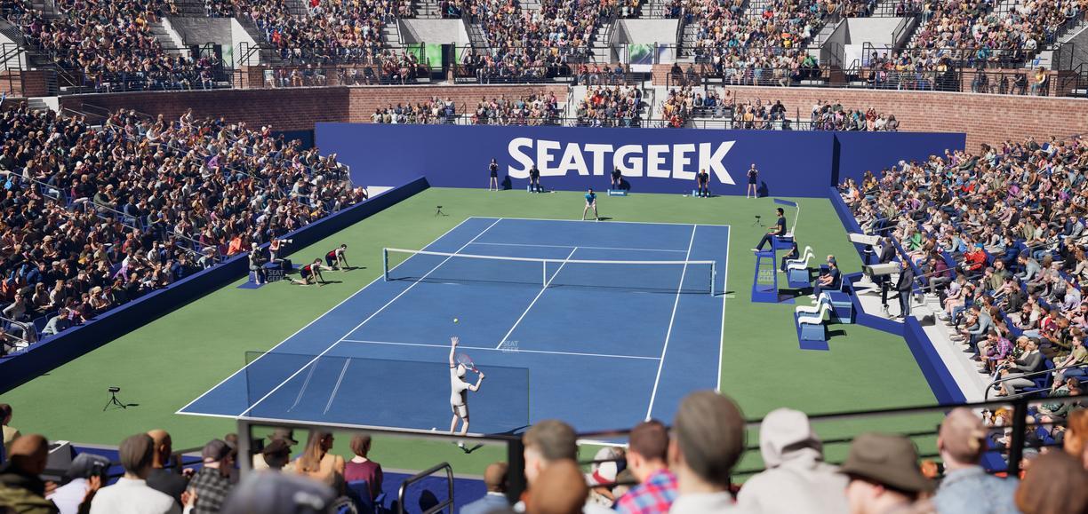 Grandstand at the Billy Jean King Tennis Center - Section 131 Seat View