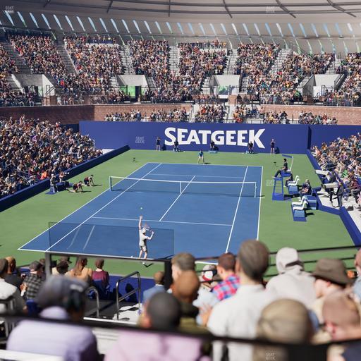 Grandstand at the Billy Jean King Tennis Center - Section 131 Seat View