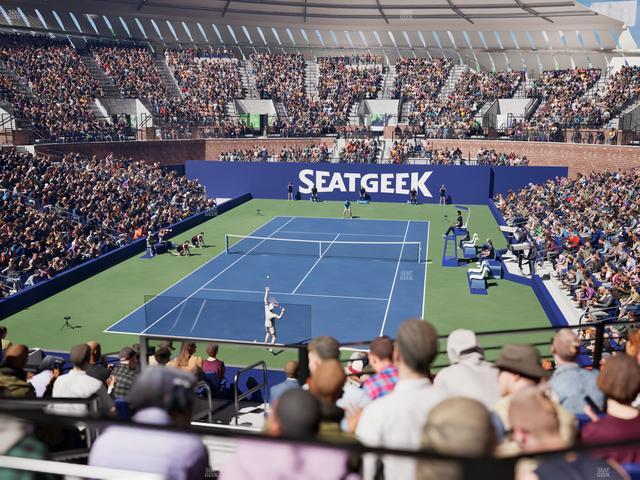 Grandstand at the Billy Jean King Tennis Center - Section 131 Seat View