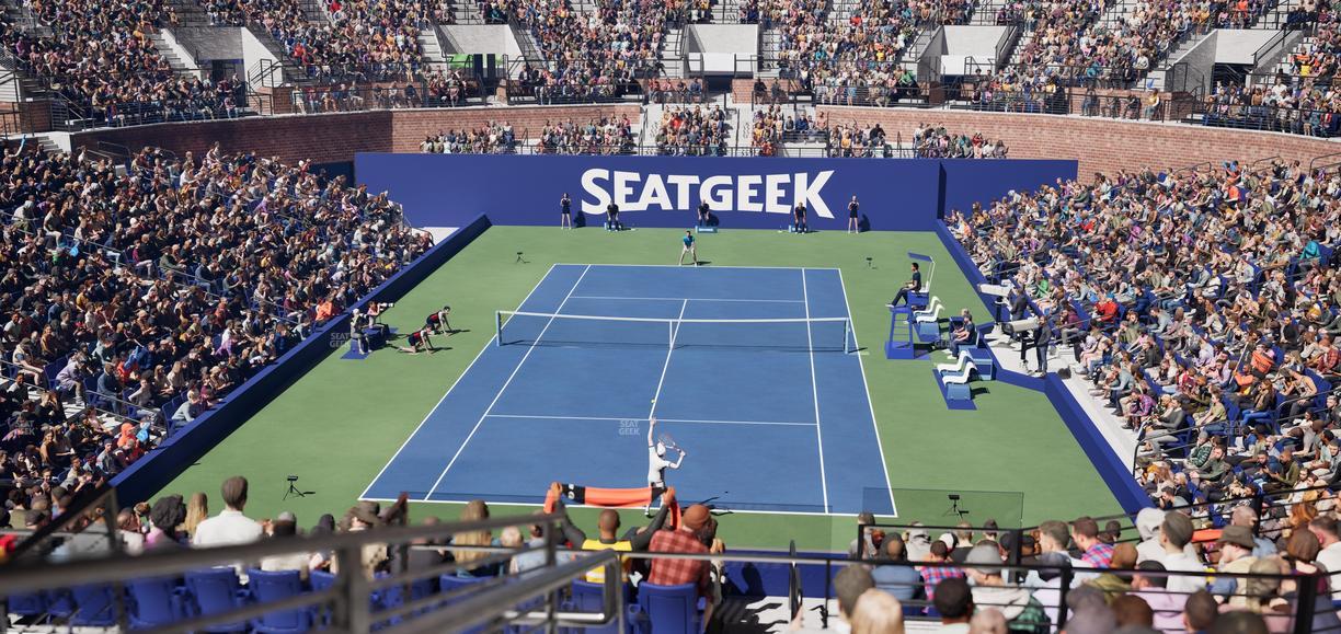 Grandstand at the Billy Jean King Tennis Center - Section 132 Seat View