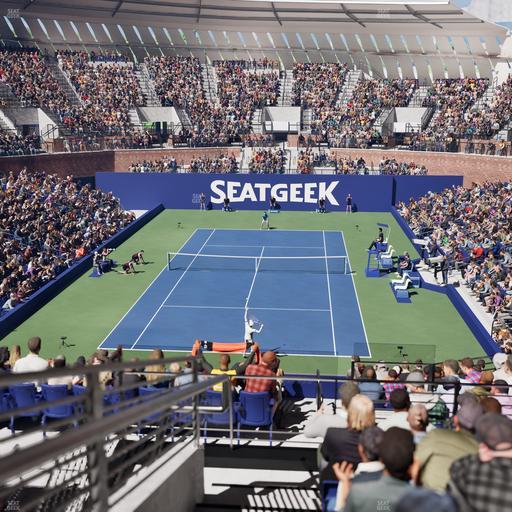 Grandstand at the Billy Jean King Tennis Center - Section 132 Seat View