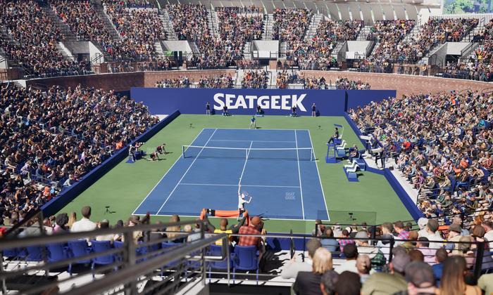 Grandstand at the Billy Jean King Tennis Center - Section 132 Seat View