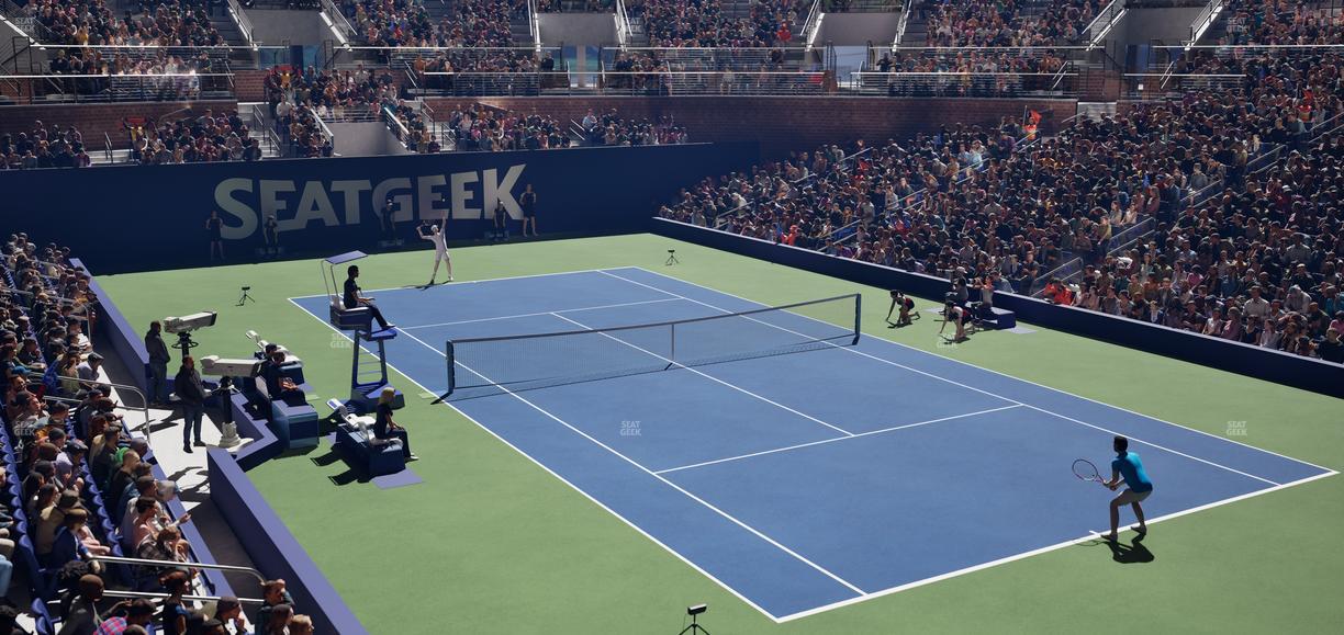 Grandstand at the Billy Jean King Tennis Center - Section 14 A Seat View
