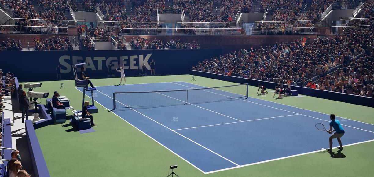 Grandstand at the Billy Jean King Tennis Center - Section 14 Seat View