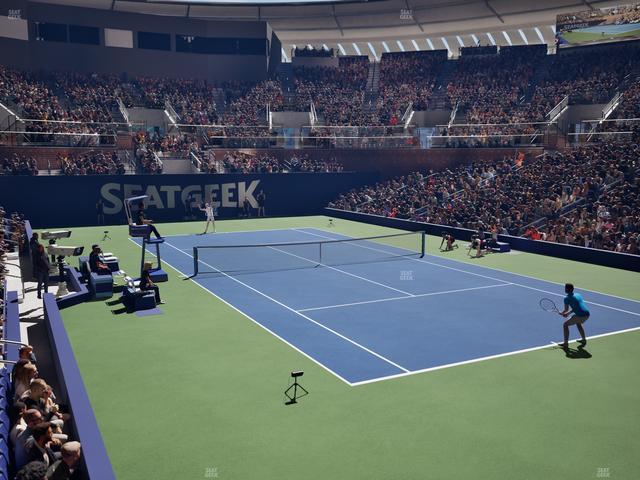 Grandstand at the Billy Jean King Tennis Center - Section 14 Seat View