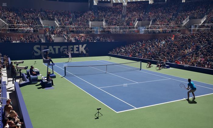 Grandstand at the Billy Jean King Tennis Center - Section 14 Seat View