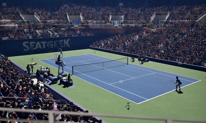 Grandstand at the Billy Jean King Tennis Center - Section 15 A Seat View
