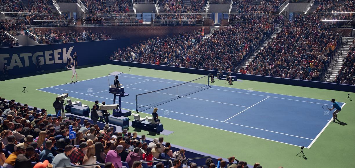 Grandstand at the Billy Jean King Tennis Center - Section 16 A Seat View