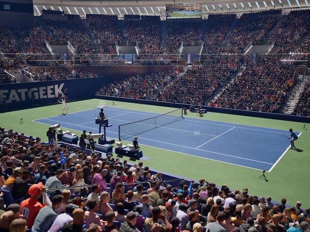 Grandstand at the Billy Jean King Tennis Center - Section 16 A Seat View