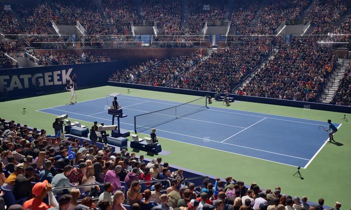 Grandstand at the Billy Jean King Tennis Center - Section 16 A Seat View