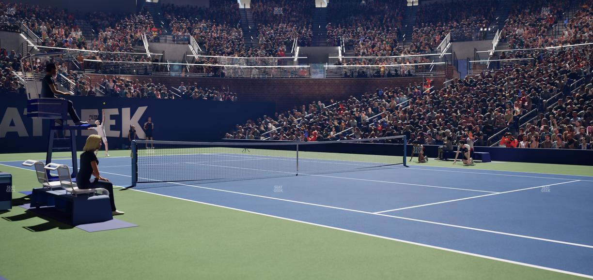 Grandstand at the Billy Jean King Tennis Center - Section 16 Seat View