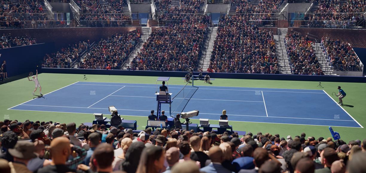 Grandstand at the Billy Jean King Tennis Center - Section 17 A Seat View