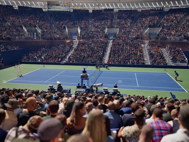 Grandstand at the Billy Jean King Tennis Center - Section 17 A Seat View