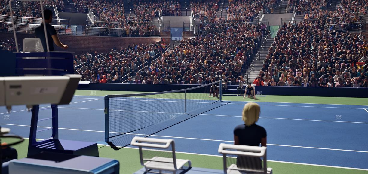 Grandstand at the Billy Jean King Tennis Center - Section 17 Seat View