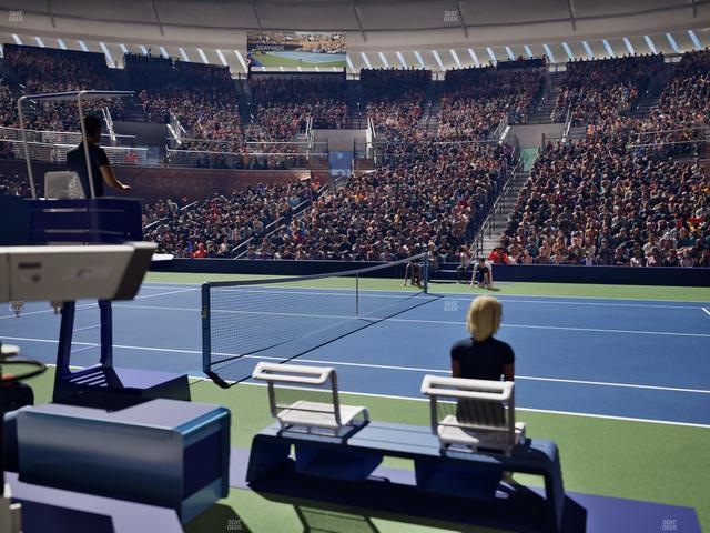 Grandstand at the Billy Jean King Tennis Center - Section 17 Seat View