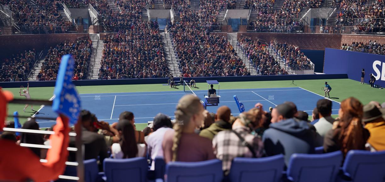 Grandstand at the Billy Jean King Tennis Center - Section 18 A Seat View