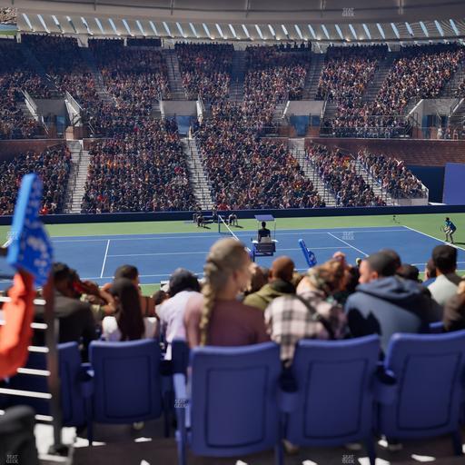Grandstand at the Billy Jean King Tennis Center - Section 18 A Seat View