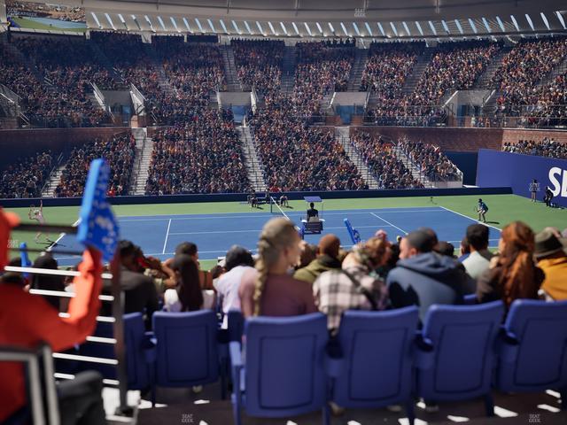 Grandstand at the Billy Jean King Tennis Center - Section 18 A Seat View