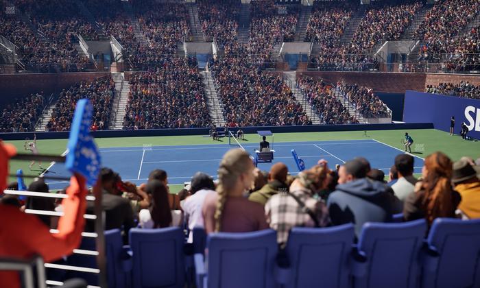 Grandstand at the Billy Jean King Tennis Center - Section 18 A Seat View