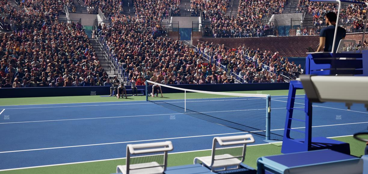 Grandstand at the Billy Jean King Tennis Center - Section 18 Seat View